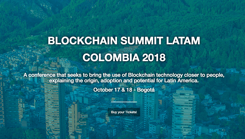 Blockchain Summit LATAM in Columbia 2019