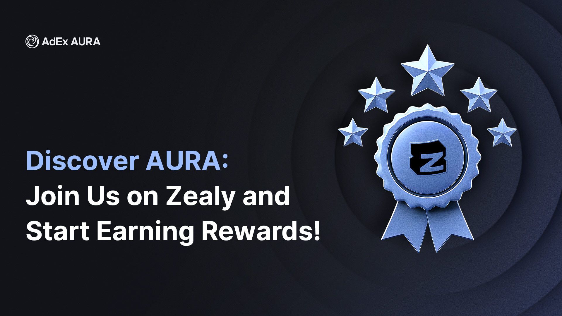 AdEx AURA demo launch Zealy campaign