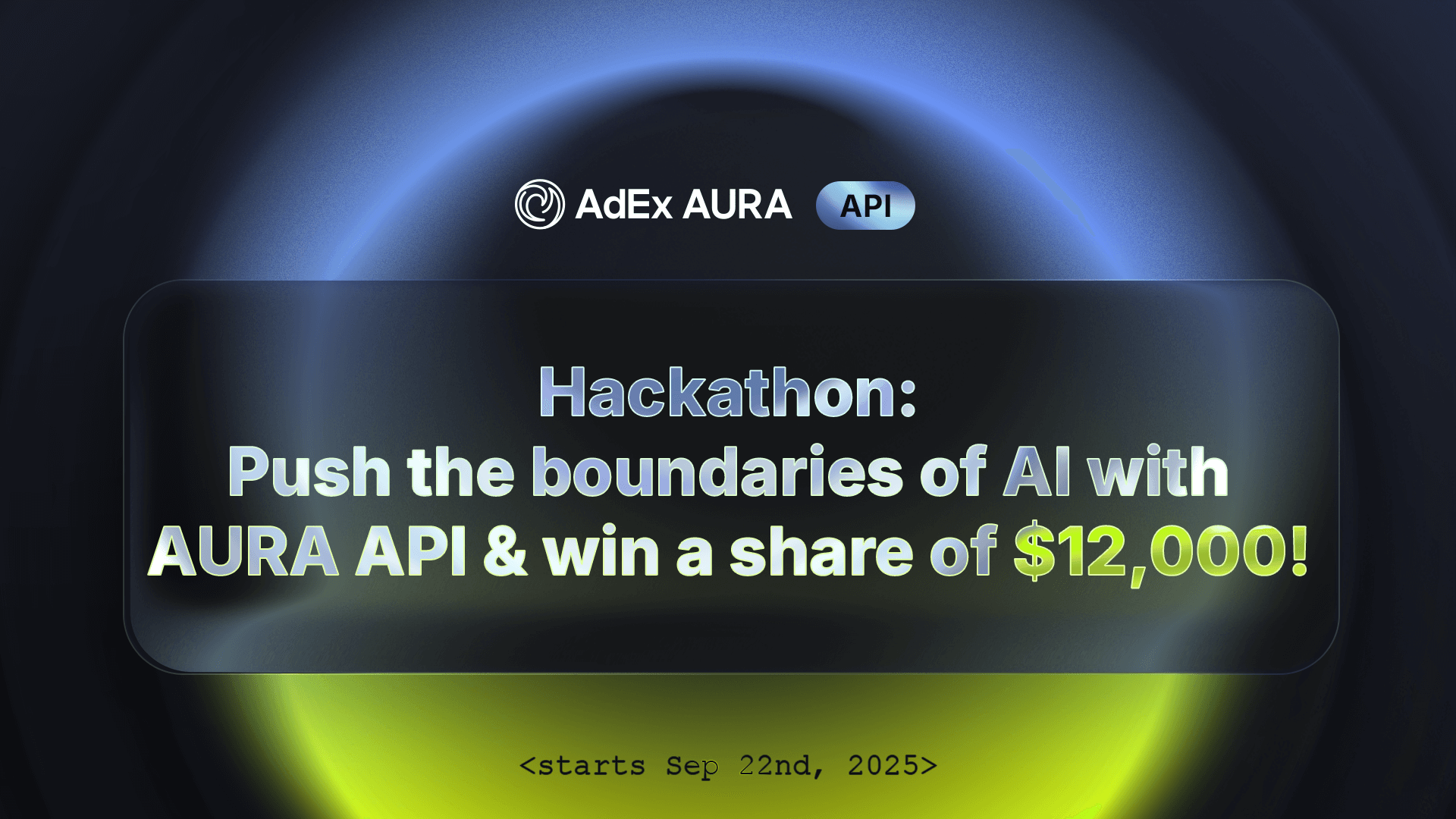 AURA API launches with a Hackathon
