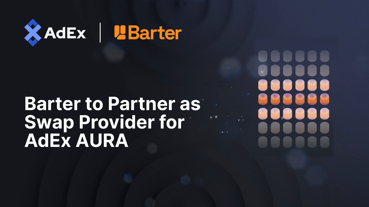 AdEx partners with Barter