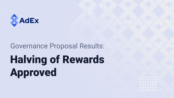 AdEx governance vote results